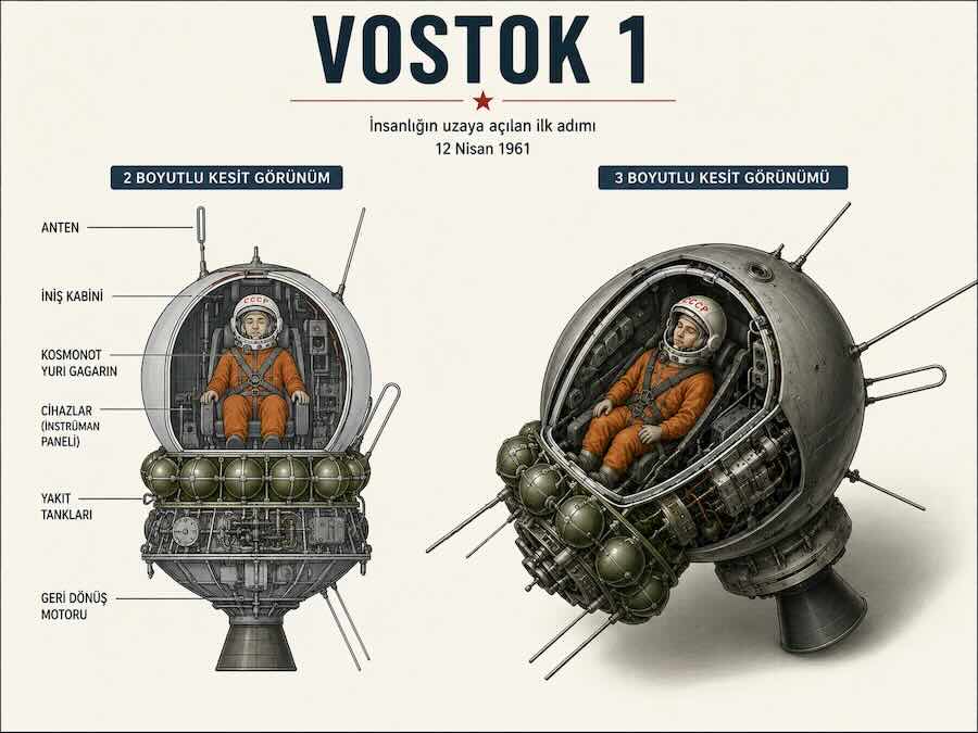 vostok 1 uzay aracı