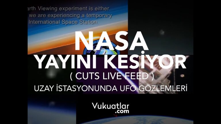 UFO gözlemi NASA yayını kesiyor